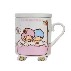RARE Sanrio Little Twin Stars Ceramic Collector Cup & Lid 2011